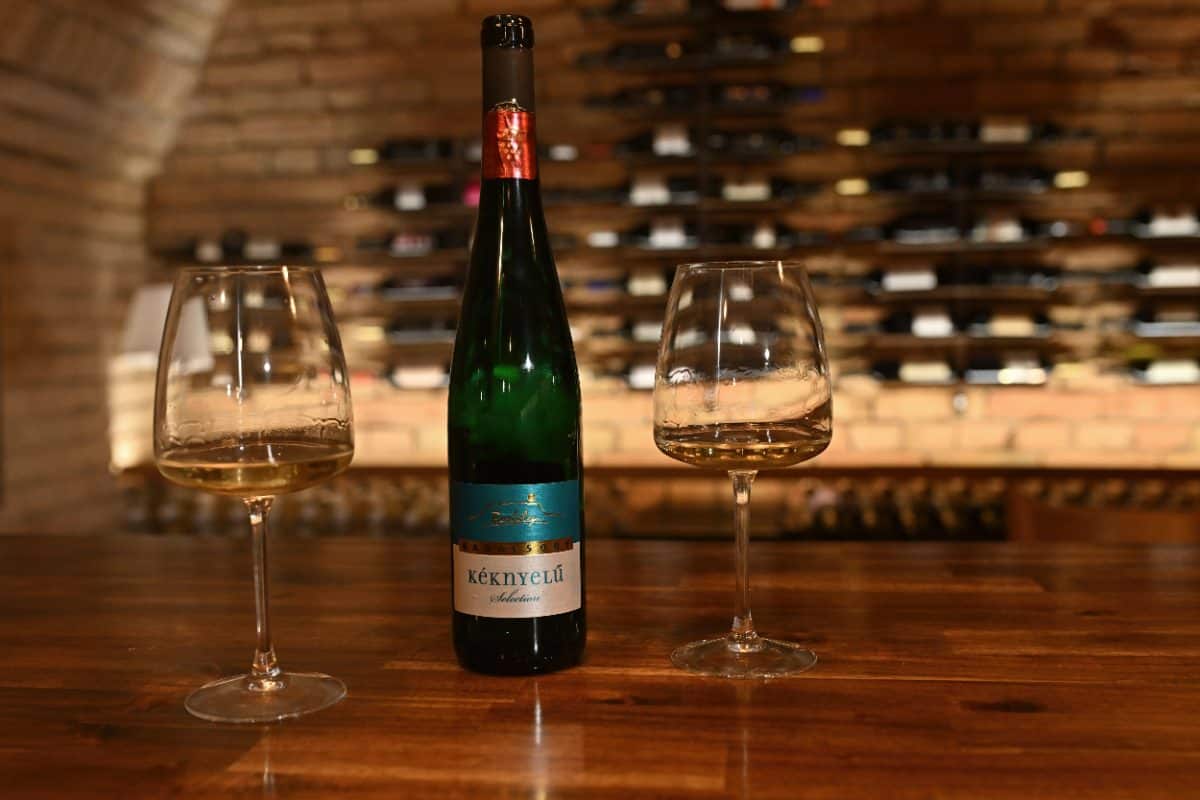 Hungarian wines in the Goldcentral brick cellar